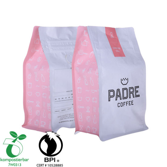 Plástico Zip Lock Compostable Coffee Package Factory China