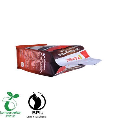 Proveedor de alimentos de bolsa de plástico biodegradable inferior de caja de sellado térmico de China