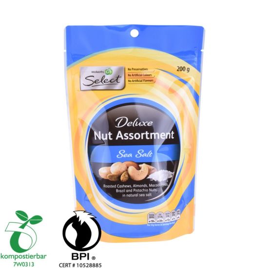 Food Ziplock Clear Window Eco Bag Print Fabricante en China