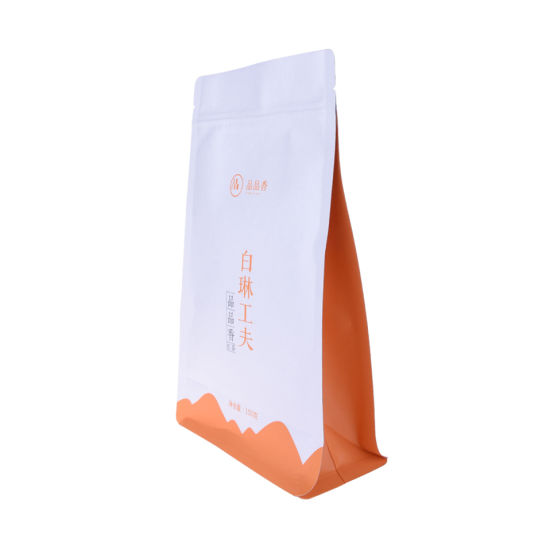 Bolsas de embalaje de café de papel de aluminio biodegradable de papel ecológico Kraft