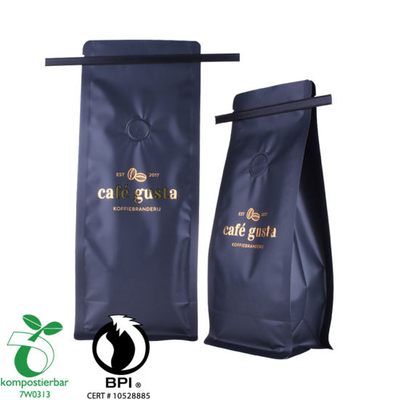 Alimentos Ziplock Bio Foil Coffee Bag Factory China