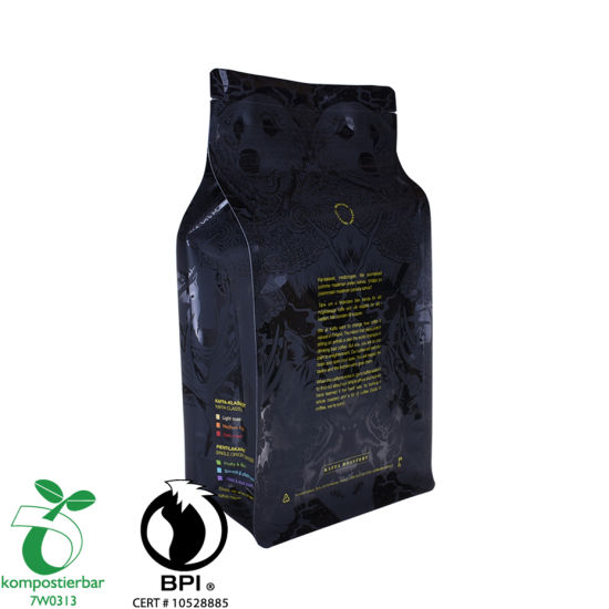 Fábrica de bolsas de café de 250 g de fondo de caja de grado alimenticio de China