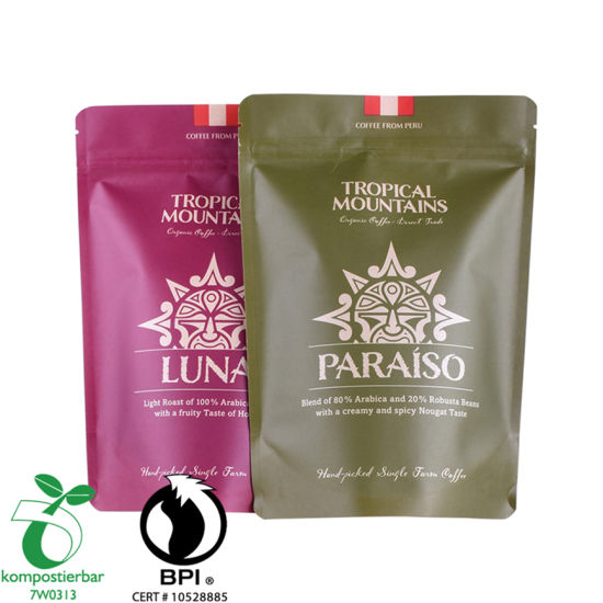 Recicle PLA y Pbat Packaging Bag Coffee al por mayor en China