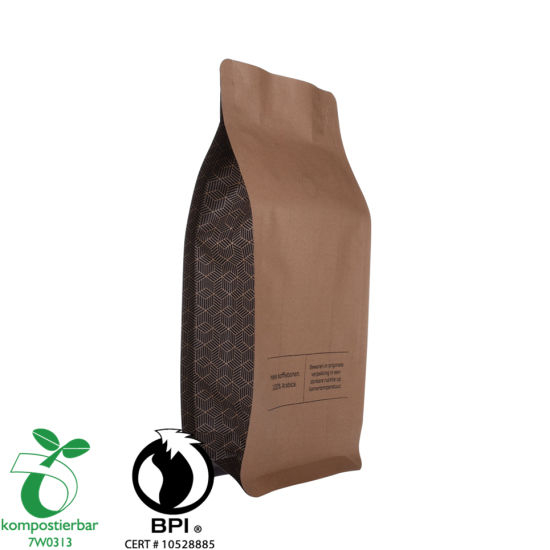 Envasado compostable de fondo plano de grado alimenticio al por mayor en China