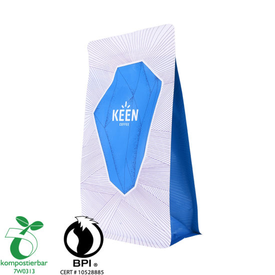 Proteína de suero de leche en polvo Bolsa de embalaje de escudete lateral para fábrica de té China