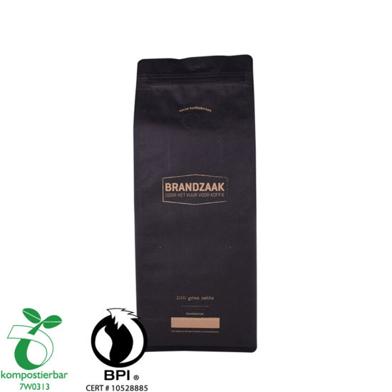 Fábrica de bolsas de sacos de café con fondo de bloque OEM en China