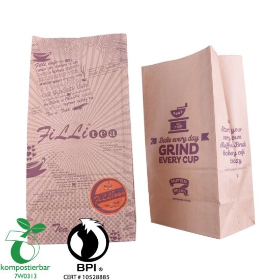Eco Square Bottom Bio Compost Packaging Bag al por mayor en China