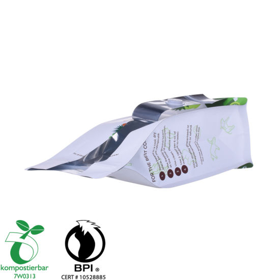 Food Ziplock Block Bottom Coffee Bag con Tin Tie Fabricante en China