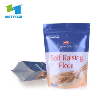 Cremallera ecológica de pie bolsa de comida PLA bolsa de embalaje 100% biodegradable
