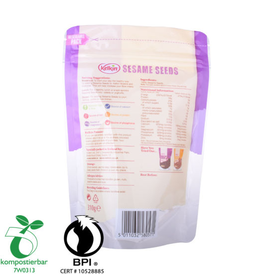 Reciclar fábrica de bolsas de transporte de almidón Doypack en China