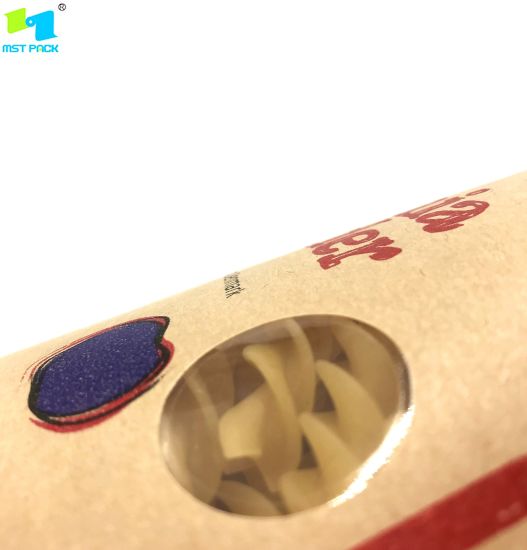 100% reciclable maicena biodegradable cremallera de papel artesanal bolsa de plástico