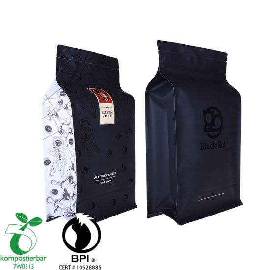 Bolsa de embalaje de café con caja ecológica con proveedor de cremallera de China