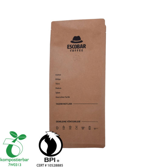 Bolsa de compostaje Good Seal Ayclity para empaquetar café al por mayor en China