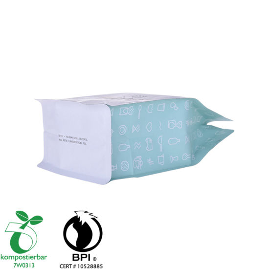 Fábrica de sacos de plástico con fondo plano ecológico de China
