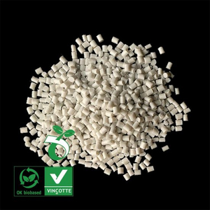 Proveedor de resina de poliéster transparente 100% biodegradable y compostable en China
