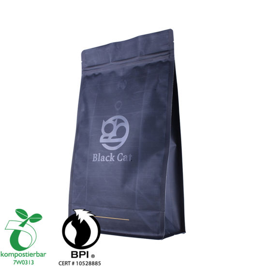 Bolsa de embalaje de plástico de fondo plano reciclable para Food Factory China