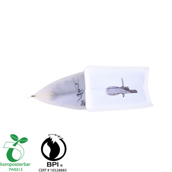 Bolsa de frutas biodegradables con fondo de bloque revestido con lámina de inventario al por mayor en China
