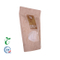 Snack desecado Envasado Bolsa de papel Kraft compostable 100% biodegradable con ventana