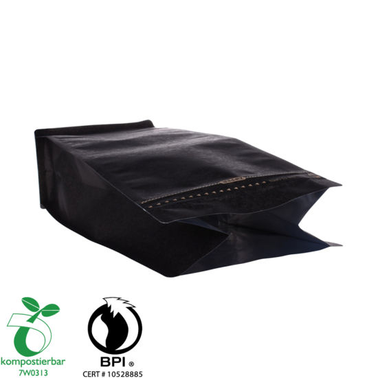 Fabricante reutilizable de la bolsa de papel del arte del café del fondo redondo en China