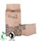 Inventario Empaquetado de papel de fondo cuadrado Café empaquetado Kraft Fabricante China