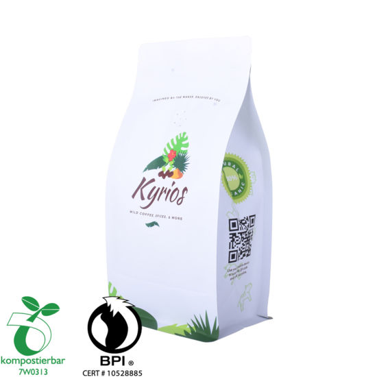 Fábrica de bolsas de sacos de café con fondo de bloque OEM en China