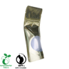 Bolsas De Ventana Derecha Con Cremallera Biodegradable Compostable Bouble Para Superalimento Orgánico