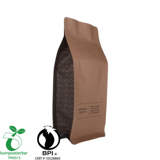 Alimentos Ziplock Square Bottom Coffee Cup Bag Factory de China