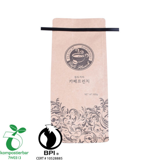 Proveedor de bolsa de PLA de fondo redondo reutilizable en China