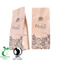 Food Ziplock Block Bottom Coffee Bag con Tin Tie Fabricante en China