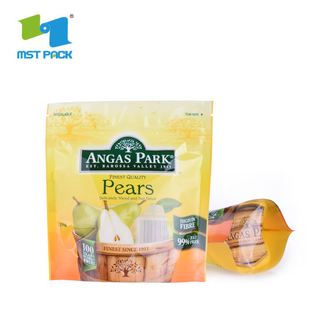 Bolsa de plástico 100% biodegradable Bolsa de cremallera de empaque de alimentos Bolsa ecológica