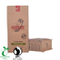 Inventario forrado de papel de embalaje cuadrado Kraft de fondo para el fabricante de té de China