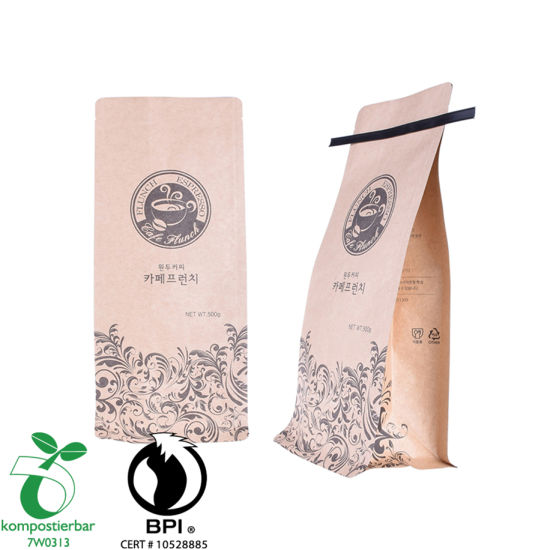 Fábrica de bolsas de frijoles de almacenamiento de fondo plano de grado alimenticio China