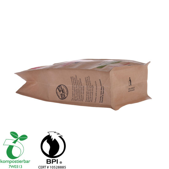 Proveedor ecológico de bolsas de papel Kraft de fondo redondo en China