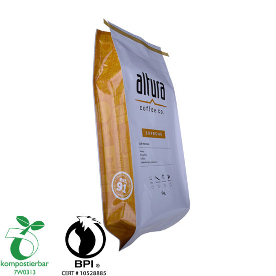 Fabricante de bolsas de polietileno biodegradable de refuerzo lateral lateral reutilizable de China