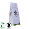 Caja de cremallera inferior válvula biodegradable bolsa de café fabricante China