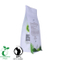 Fábrica de bolsas de periódico biodegradables de fondo cuadrado Ziplock en China