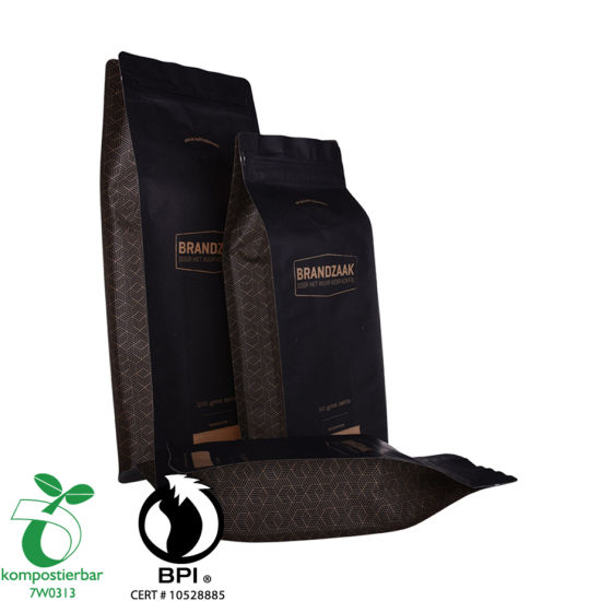 Proveedor reutilizable del bolso del embalaje del grano de café del papel de Kraft de China