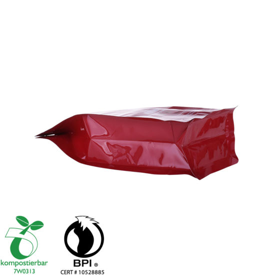 Fábrica biodegradable al por mayor de la bolsa de plástico transparente de China
