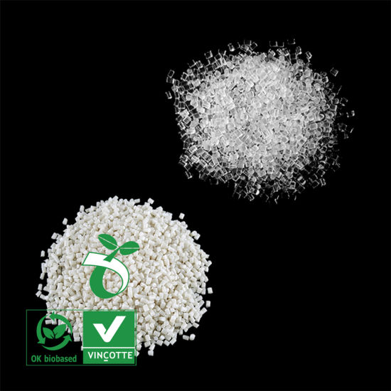 Resina de poliéster biodegradable de la materia prima del precio de fábrica para la paja