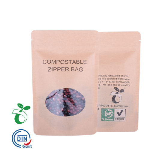 Amigable Impreso Almidón de maíz Biodegradable Compostable Food Packaging Bag
