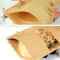Bolsa de embalaje de té y café de papel Kraft marrón compostable impresa personalizada