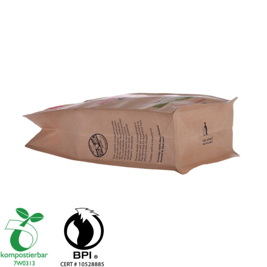 Fábrica de envasado de bolsas biodegradables de fondo redondo y cierre hermético Ziplock en China