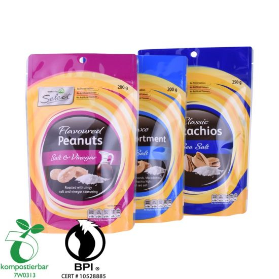 Food Ziplock Clear Window Eco Bag Print Fabricante en China