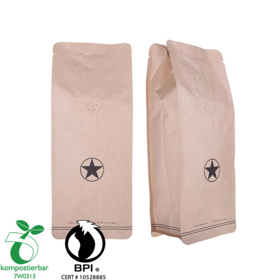 Cremallera Doypack Side Gusset Coffee Bag con válvula Fabricante China