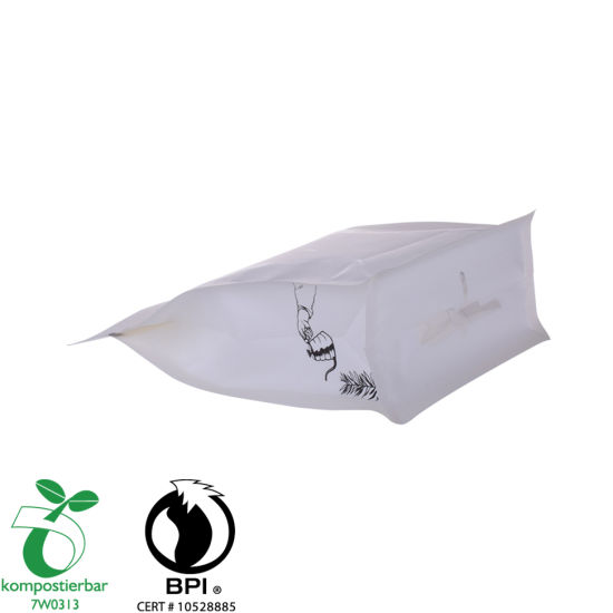 Polvo de proteína de suero que empaqueta fábrica de bolsa ecológica de fondo plano impresa en China